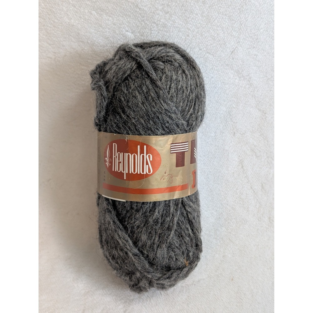 Reynolds Lopi Yarn Iceland‎ 100g Dark Grey 100% Pure New Mountain Sheep Wool 758